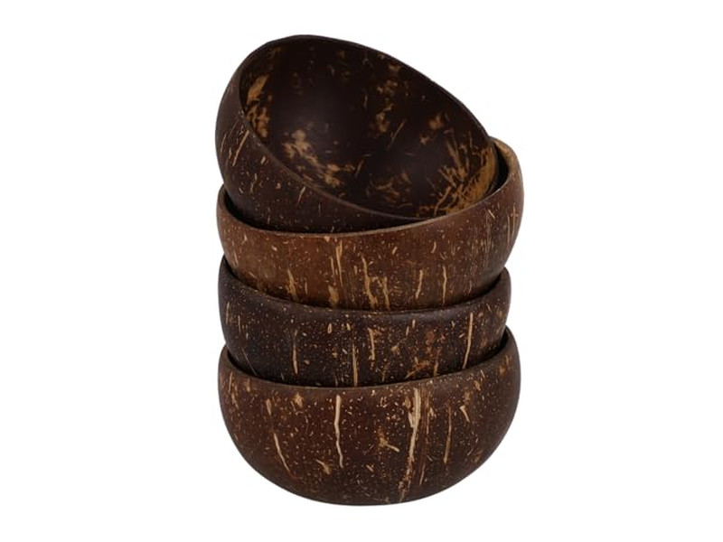 Ужин Кокосовая Чаша Пустые Чаши Ручные Изделия Скорлупа Спум Маленькая Простая