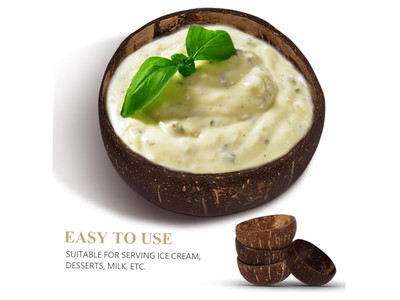 Ужин Кокосовая Чаша Пустые Чаши Ручные Изделия Скорлупа Спум Маленькая Простая