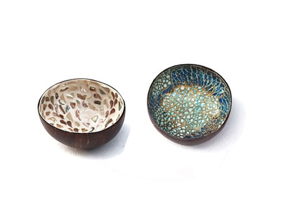 Резиновая чаша из скорлупы дерева на заказ Декоративные миски Камень Тесто Бали Деревянный