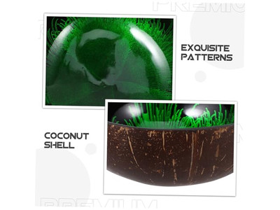 Натуральная чаша Таиланд набор салатных чаш из акации безопасные для пищи цветные кокосовые чаши