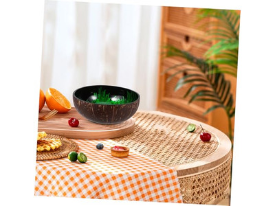 Натуральная чаша Таиланд набор салатных чаш из акации безопасные для пищи цветные кокосовые чаши