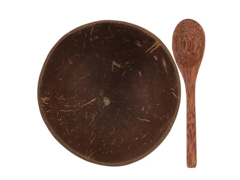 Вьетнамская кокосовая чаша Экологическая декоративная скорлупа Бамбуковые чаши для свечей Скорлупы Ремесло