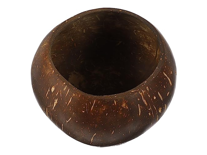 100% кокосовые миски, кокосовая скорлупа, грубая чаша, джамбо 12 см, закуска, половина скорлупы