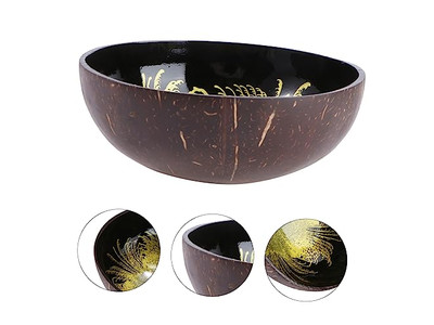 Линеры для баннетонов для чаш Пластиковая кухня Кокосовая чаша и набор ложек для смузи