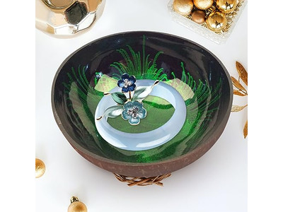 Кластерная Чаша Для Подачи Кокосовая Набор Из 4 Полированных Чаш Премиум Тайланд Оригинал