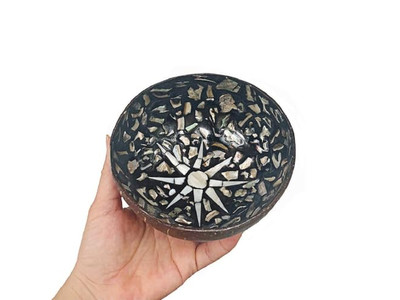 Кокосовая чаша Партия Декор Экологически чистый набор 36 Безкачельный Все натуральное