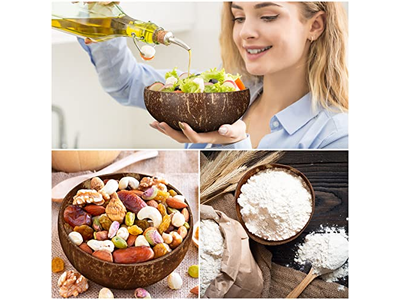 Кокосовый набор бамбуковой миски Кокосовое искусство Чашка соевыми свечами Свечные банки Тепло Пасха