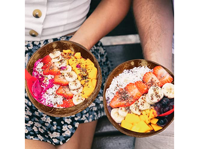 Кокосовый набор бамбуковой миски Кокосовое искусство Чашка соевыми свечами Свечные банки Тепло Пасха