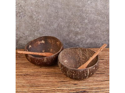 Многоцветная кокосовая чаша Персонализированные чаши Уникальная свеча Большой салат для еды