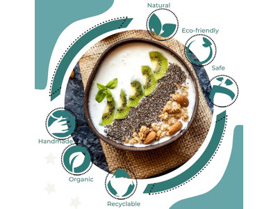 Маленькая кокосовая чаша Купить миски Детская чаша Мини Продажа Гравированные кокосы Блендер асаи